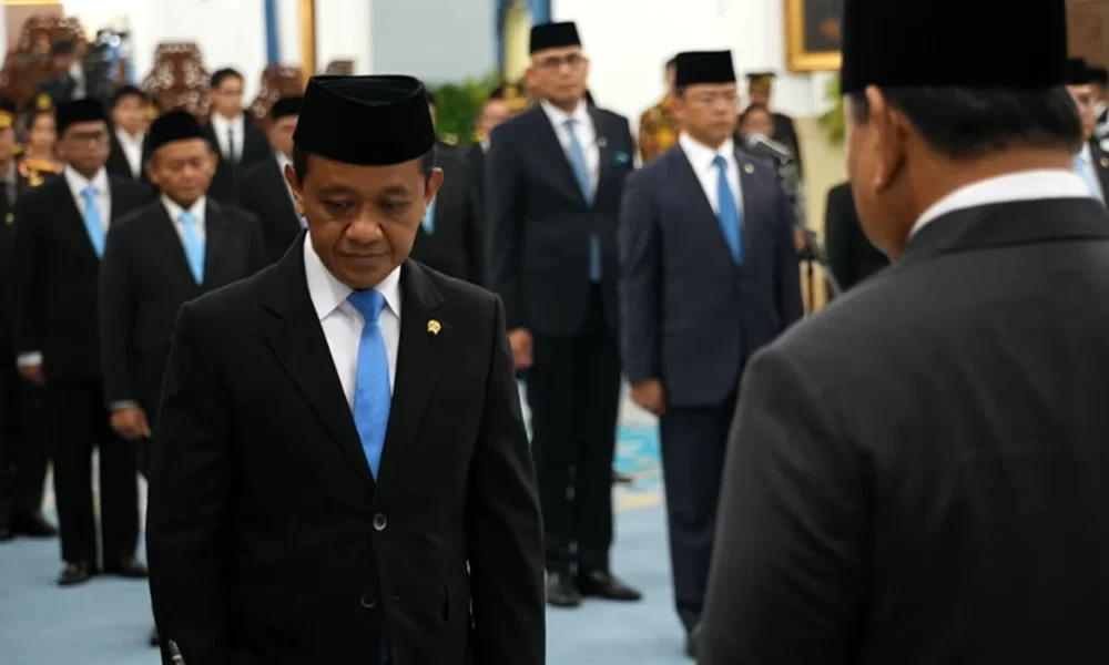 Bahlil Resmi Dilantik jadi Menko Hilirisasi dan Energi Rangkap Menteri ESDM