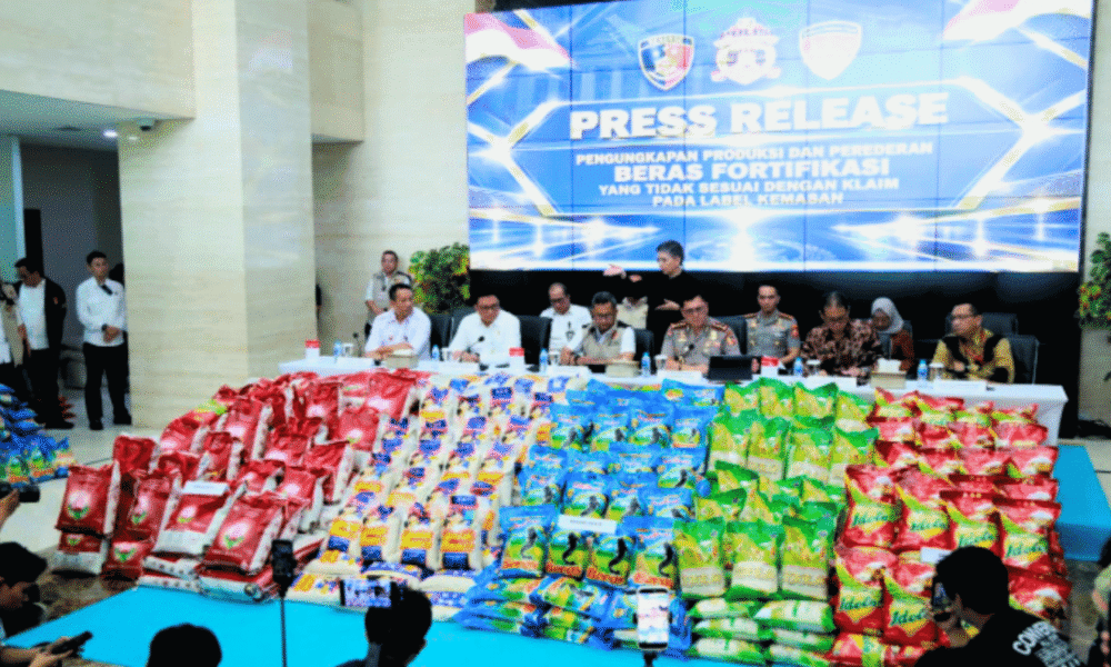 Bareskrim Bongkar 5 Merek Beras Fortifikasi Bodong, Gizi Diduga Tak Sesuai Label