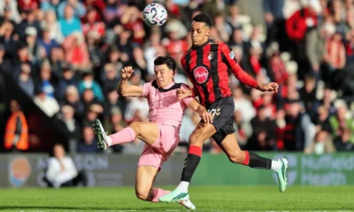 Bournemouth vs Sunderland 2 0 Kartu Merah Danso Buka Jalan Kemenangan Perdana