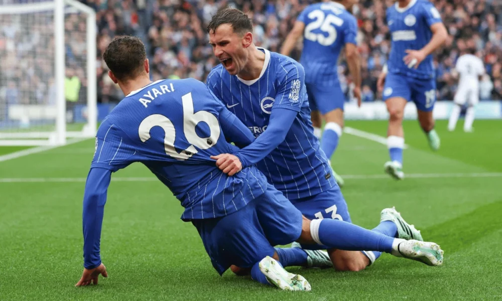 Brighton vs Crystal Palace 5 0 Diego Gomez Cetak Gol Spektakuler dari Tengah Lapangan