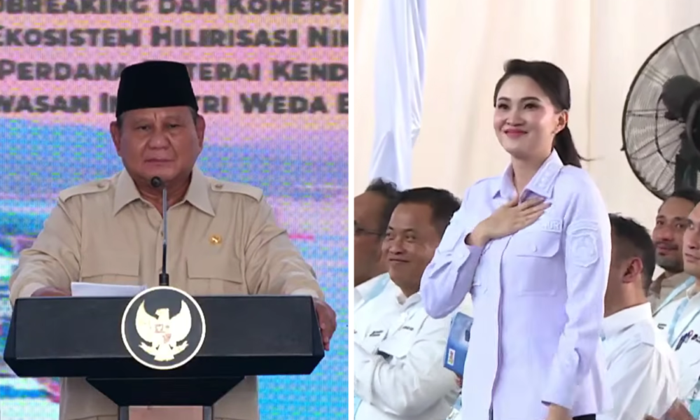 Canda Prabowo saat Sherly Tjoanda Disambut Tepuk Tangan Meriah Pemilu Masih Lama