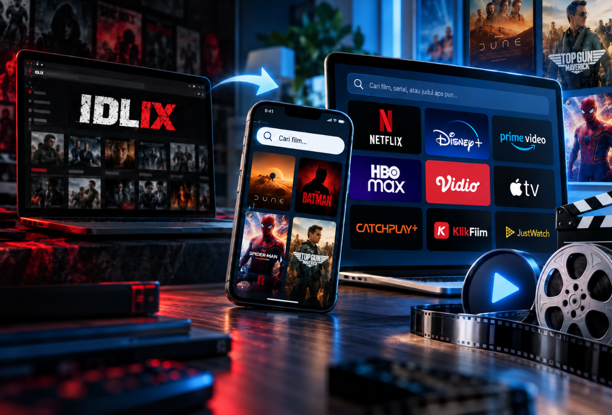 Cari Film di IDLIX Begini Cara Menemukan Platform Legal yang Menayangkannya