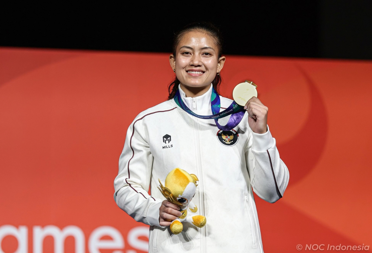 Desak Made Masuk Garda Peraih Medali Emas Indonesia Lewat Panjat Tebing di Asian Games