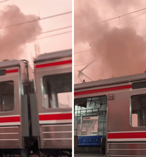 KRL Jakarta-Bogor Keluarkan Percikan Api, Diduga Berasal dari Pantograf