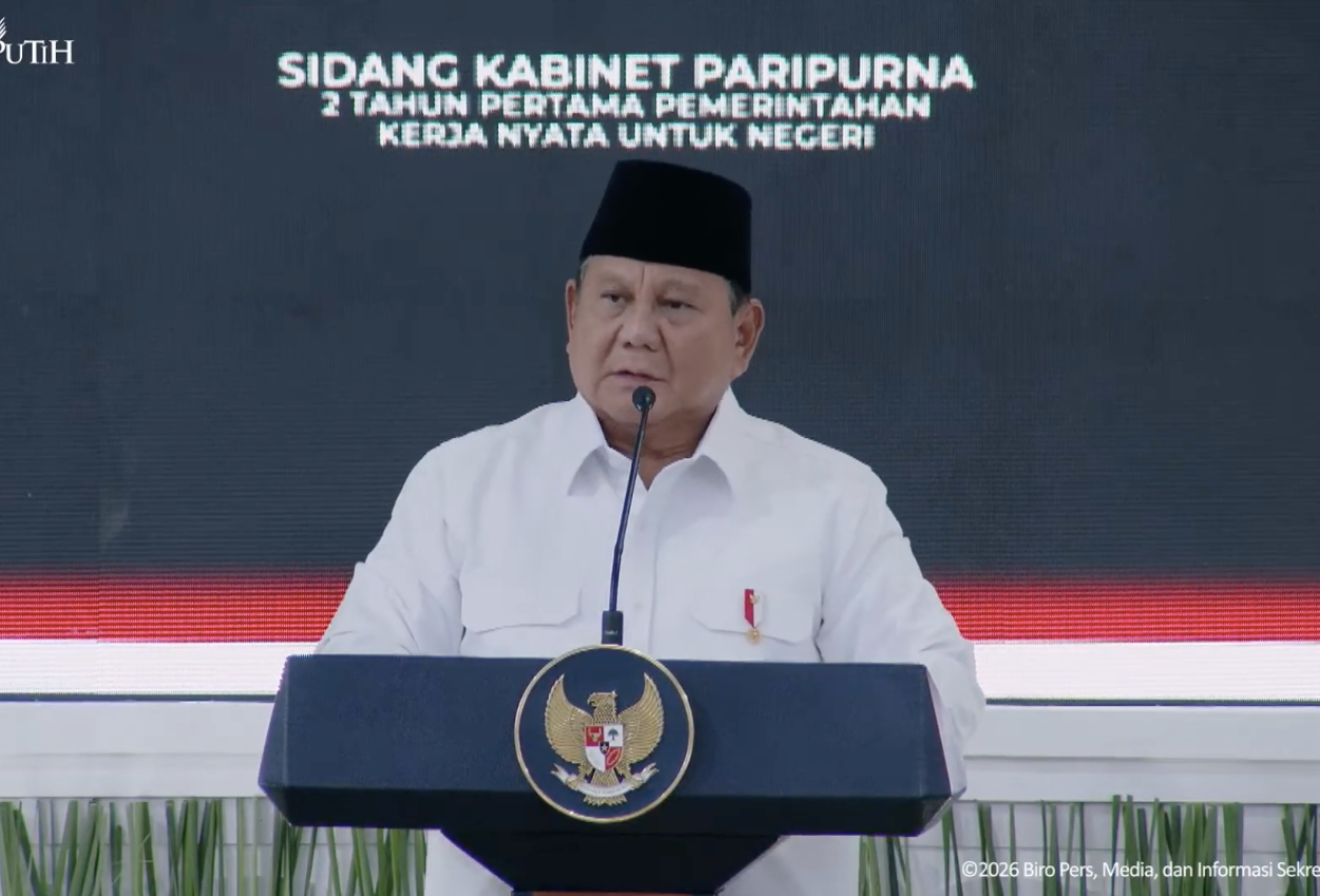 Dua Tahun Kepemimpinan, Prabowo Pimpin Sidang Kabinet Paripurna di Istana Kepresidenan