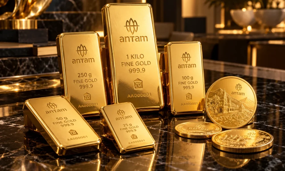 Harga Emas Antam Hari Ini 13 Oktober 2026 Merosot, Makin Jauhi Level Rp2,6 Juta per Gram