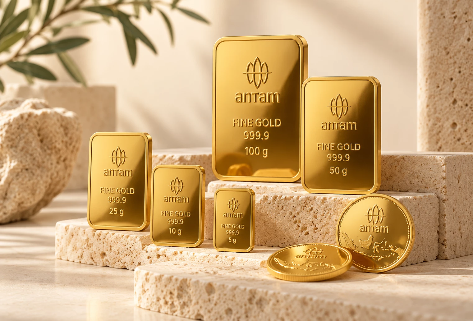 Harga Emas Antam Hari Ini 15 Oktober 2026 Makin Anjlok