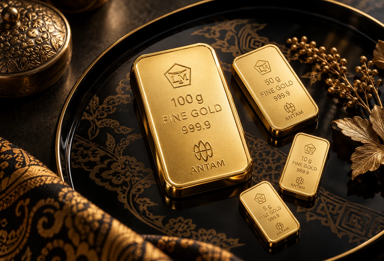 Harga Emas Antam Hari Ini 20 Oktober 2026 Turun Rp10.000 per Gram