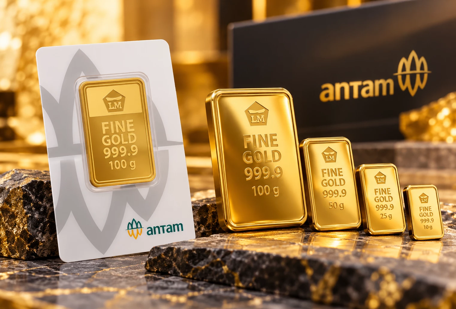 Harga Emas Antam Hari Ini 21 Oktober 2026 Turun Lagi, Cek Rinciannya di Sini