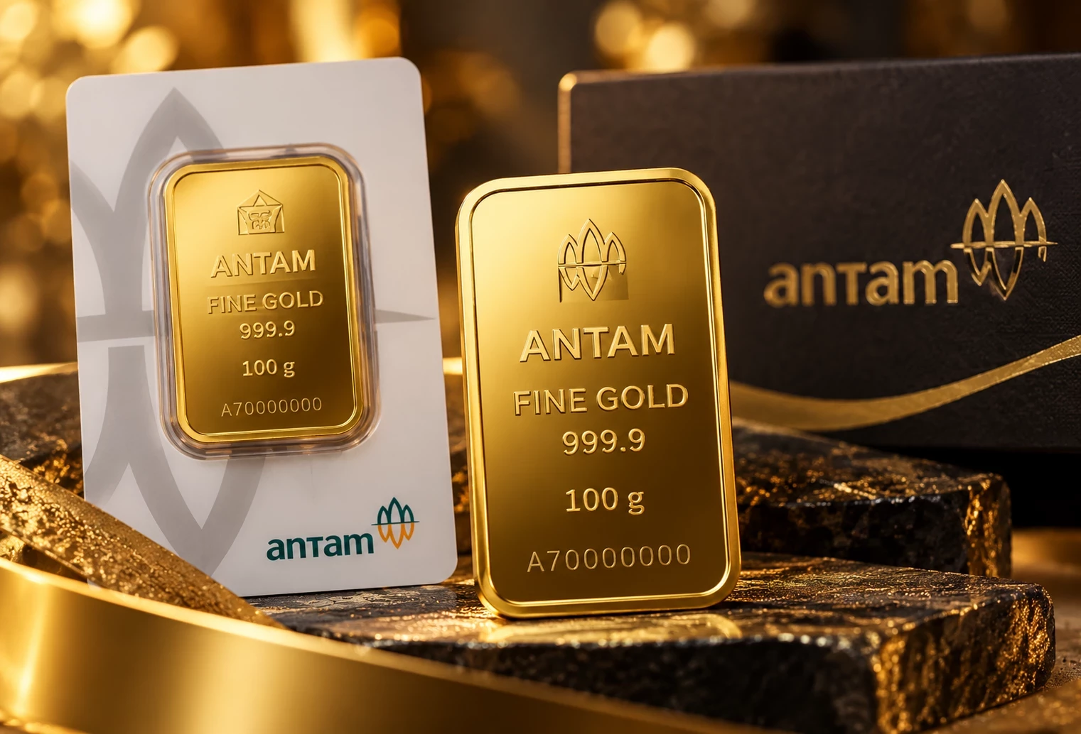 Harga Emas Antam Hari Ini 27 Oktober 2026 Naik Rp10.000 jadi Rp2.550.000 per Gram
