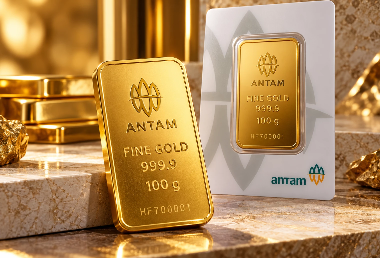 Harga Emas Antam Hari Ini 28 Oktober 2026 Naik Rp20.000 per Gram