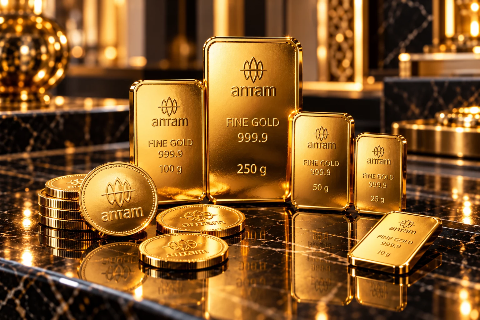 Harga Emas Antam Hari Ini 7 Oktober 2026 Naik Rp10.000 per Gram jadi Segini