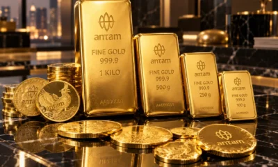 Harga Emas Antam Hari Ini 8 Oktober 2026 Ambruk Lagi Rp15.000 per Gram