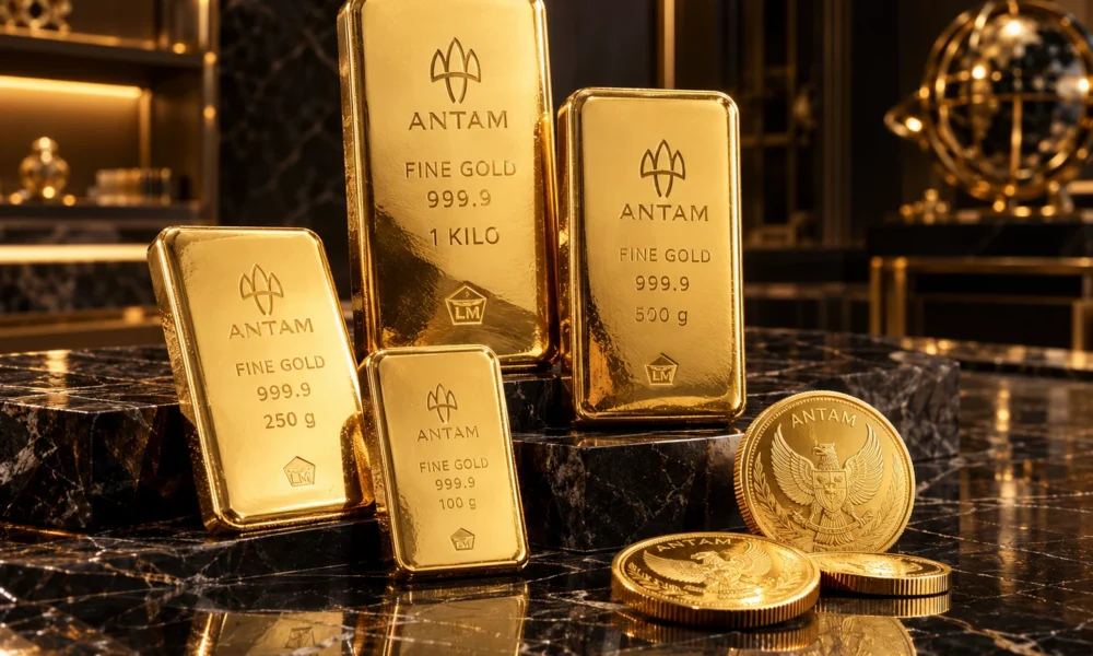 Harga Emas Antam Hari Ini 9 Oktober 2026 Naik Tipis Rp7.000 per Gram