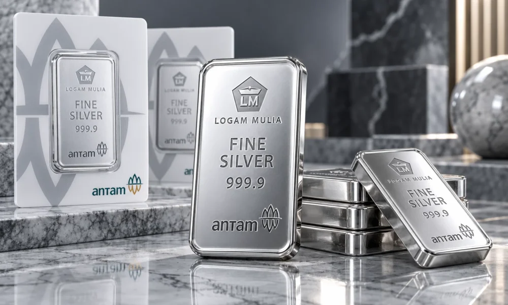 Harga Perak Antam Hari Ini 23 Oktober 2026 Turun Tajam ke Rp36.900 per Gram