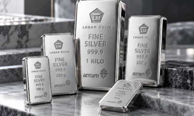 Harga Perak Antam Hari Ini 30 Oktober 2026 Anjlok Rp1.050 jadi Rp35.650 per Gram
