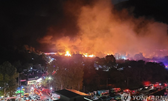 Kebakaran Besar Landa Permukiman Guryong di Seoul, 127 Warga Terdampak
