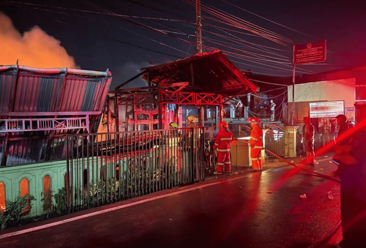Kebakaran di Tenggarong Kutai Kartanegara Hanguskan Lebih dari 50 Rumah, 90 Petugas Dikerahkan