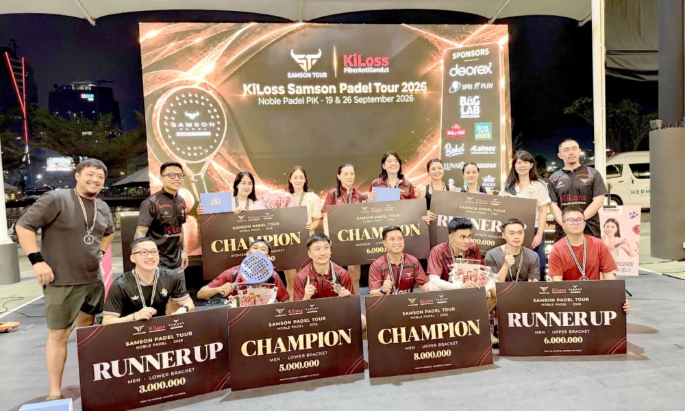 KiLoss Samson Padel Tour 1 Sukses Digelar di Noble PIK, jadi Ajang Asah Skill hingga Networking