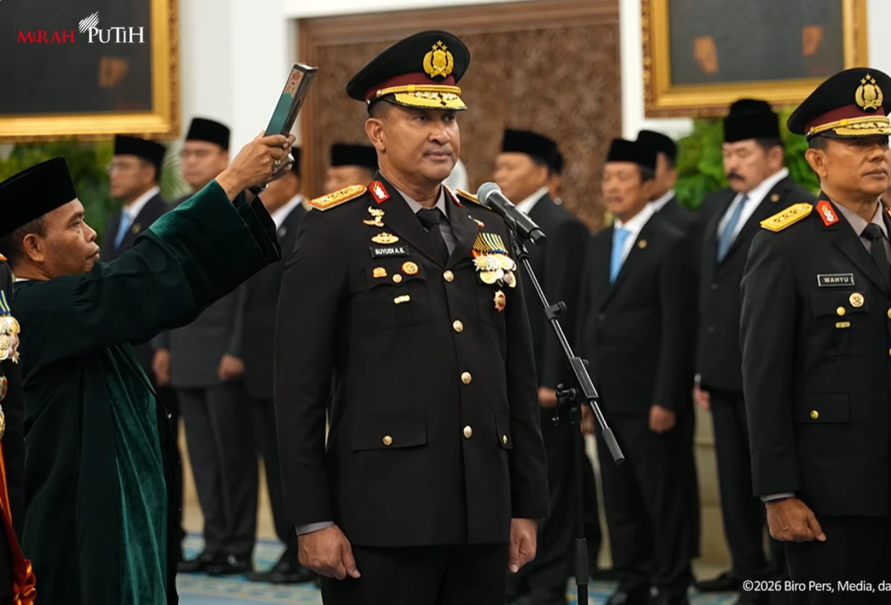 Suyudi Ario Seto Resmi Dilantik Prabowo jadi Kapolri Baru