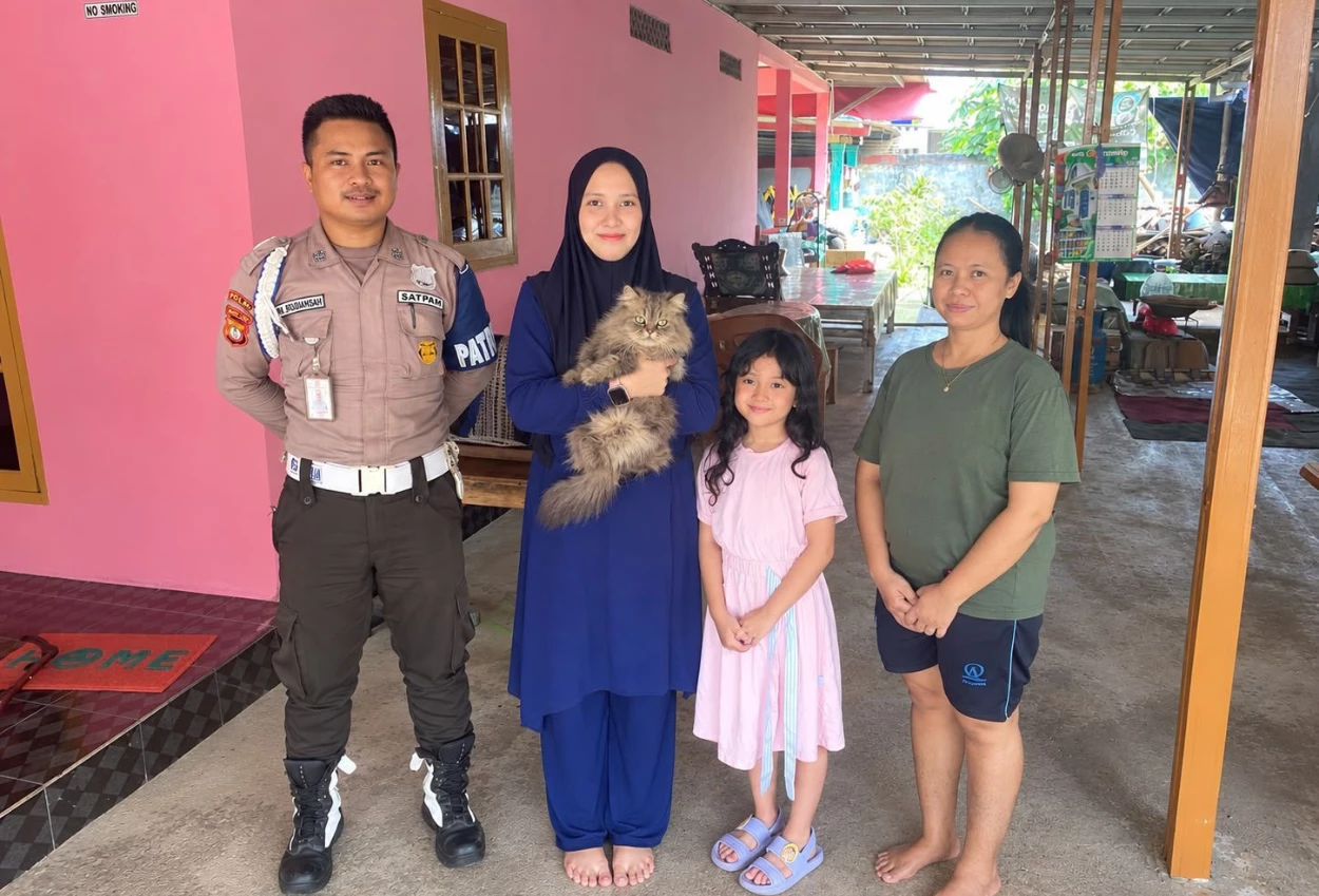 Kucing yang Hilang usai Sempat Dibawa Tukang Mi Ayam Akhirnya Ditemukan