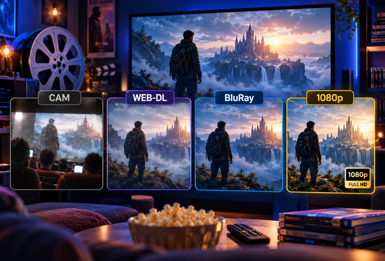 LK21 CAM, WEB DL, BluRay dan 1080p Artinya Apa Kenali Kualitas Film