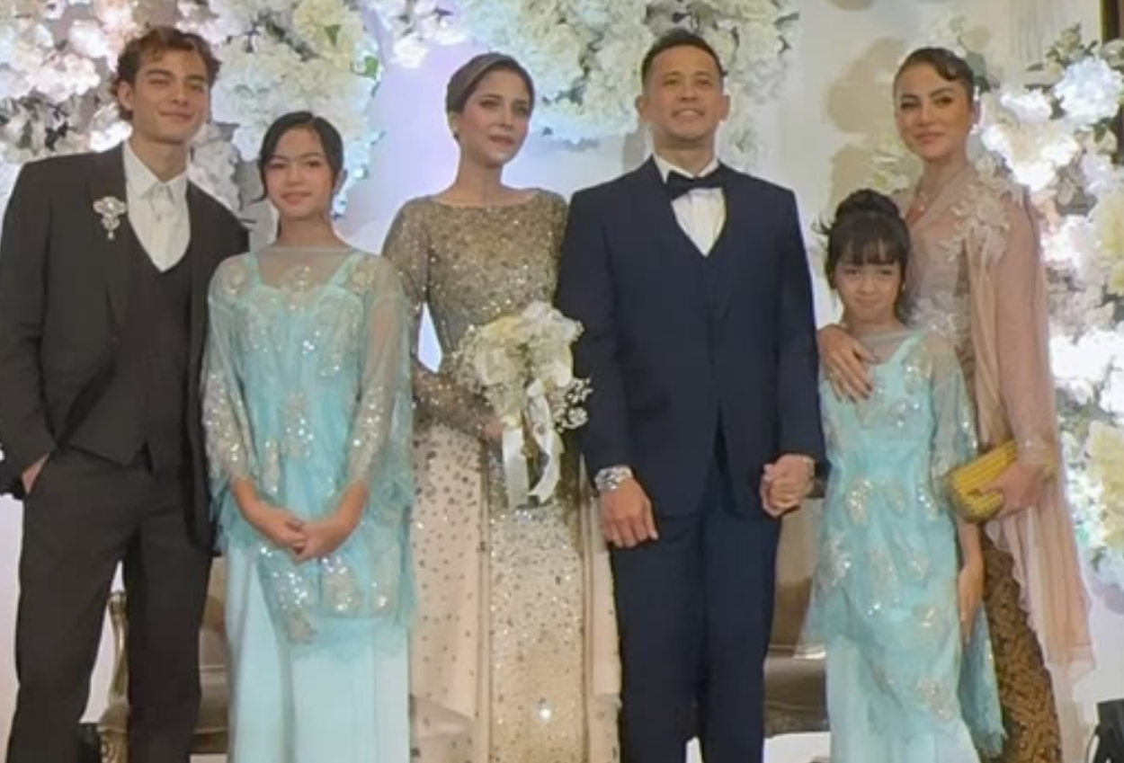 Olla Ramlan Gandeng Tristan Molina Hadiri Pernikahan Mantan Suami, Aufar Hutapea