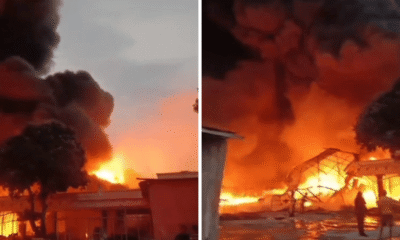Pabrik Pipa di Legok Tangerang Terbakar Hebat, Pemadaman Terkendala Sumber Air