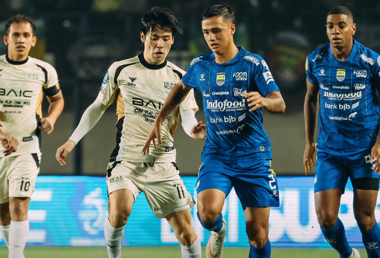 Peringkat Persib di BRI Super League usai Comeback Tahan Imbang Dewa United