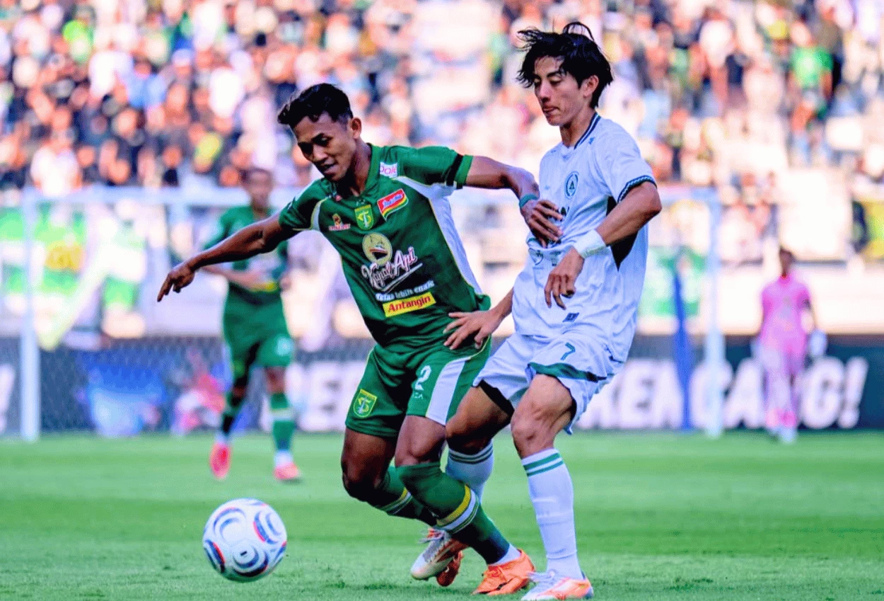 Persebaya vs PSS 2 2 Gol Injury Time Miguel Pereira Buyarkan Kemenangan Sleman