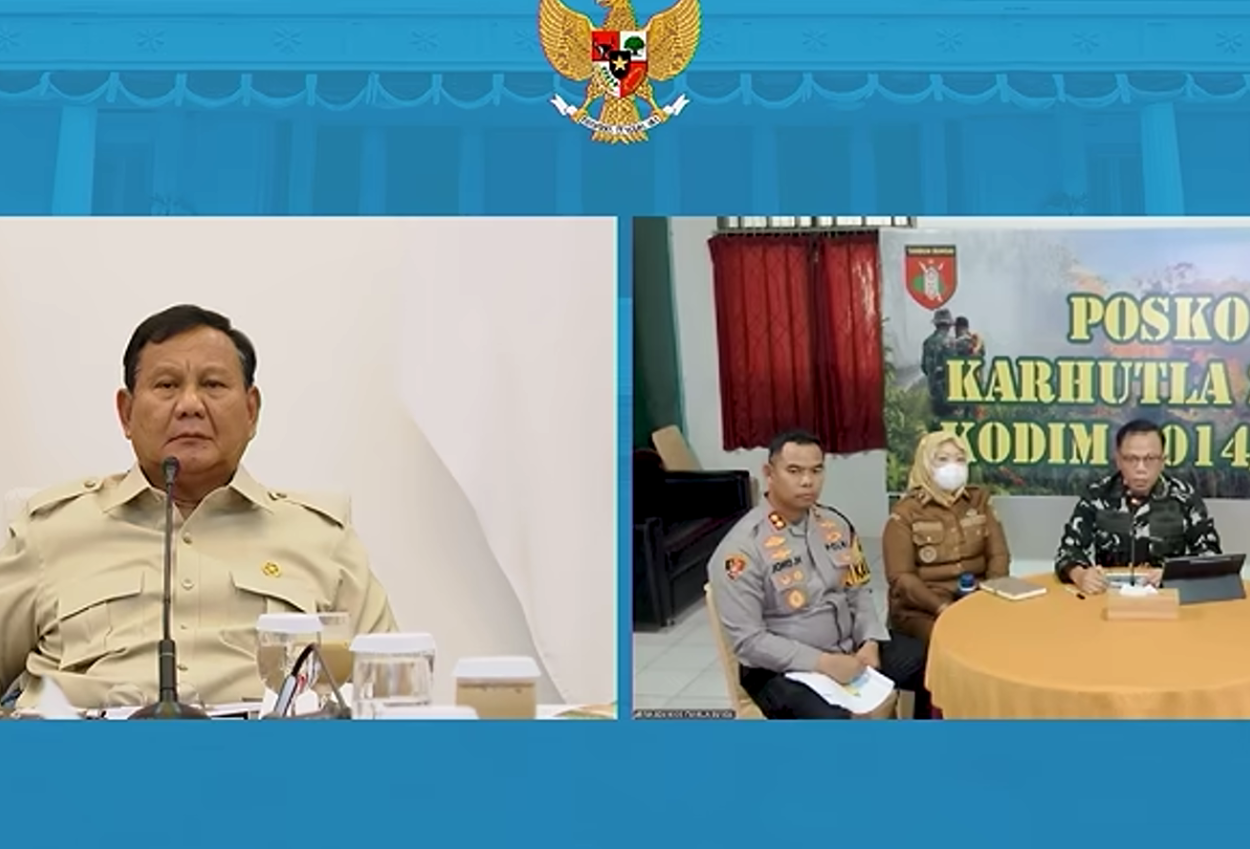 Prabowo Keluarkan Rp2 Miliar untuk Sumur Bor Guna Tangani Karhutla
