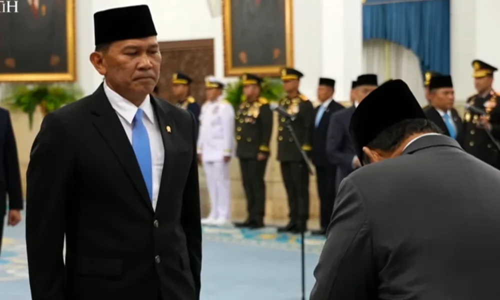 Prabowo Resmi Lantik Kristomei Sianturi jadi Kepala BNPB