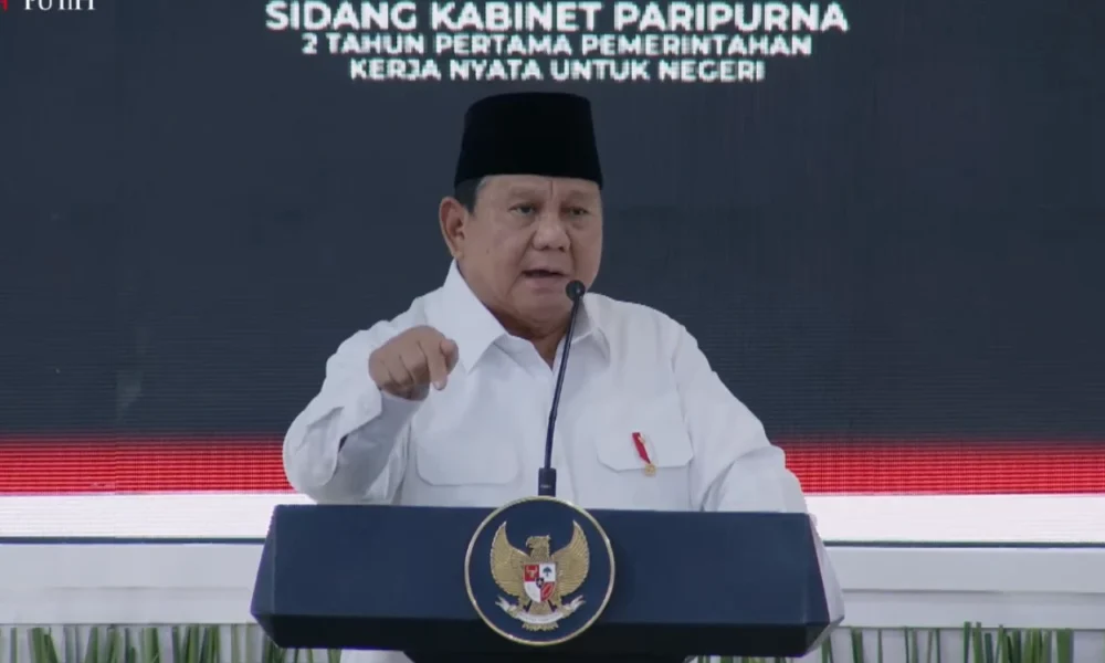 Prabowo Saya Bangga Telah Memimpin Pemerintahan Ini, Kita Bekerja dengan Hasil Nyata