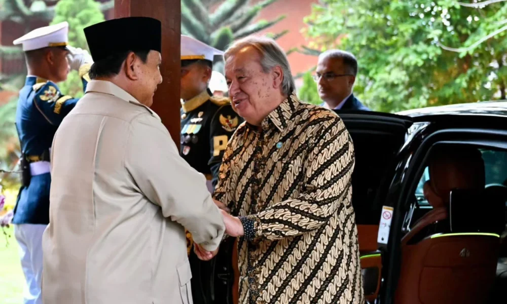 Prabowo dan Sekjen PBB Antonio Guterres Bertemu di Hambalang, Ini 5 Hal yang Dibahas
