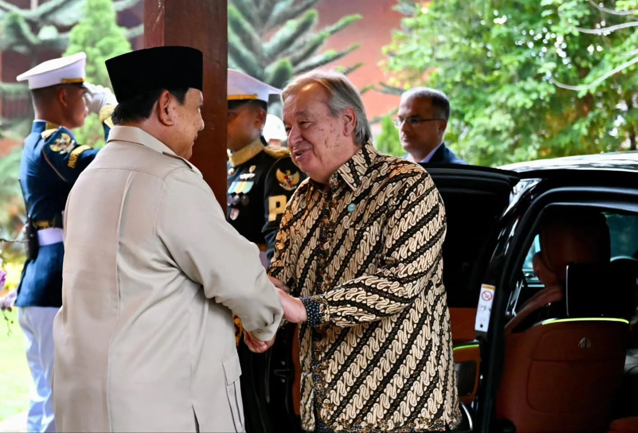 Prabowo dan Sekjen PBB Antonio Guterres Bertemu di Hambalang, Ini 5 Hal yang Dibahas