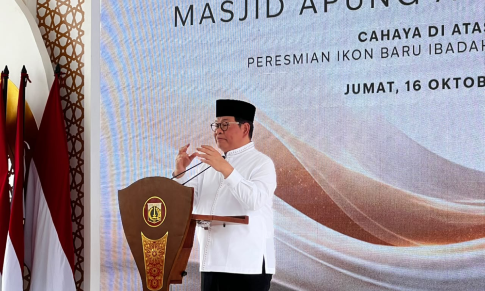 Pramono Anung Resmikan Masjid Apung An Nur di Ancol Saya Yakin akan jadi Landmark Baru