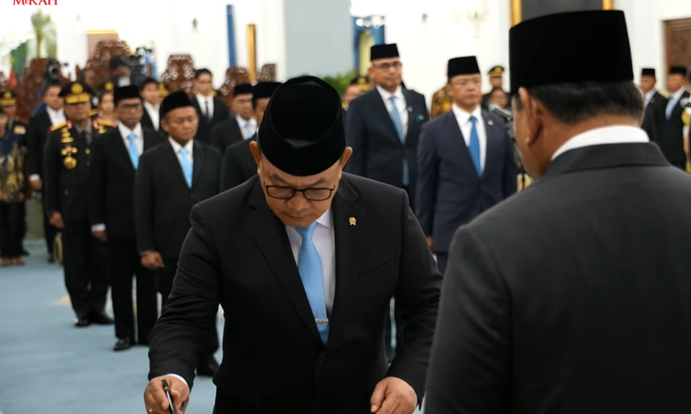 Reshuffle Kabinet, Prabowo Lantik Dudung Abdurachman Jadi Menko Polkam Gantikan Djamari Chaniago