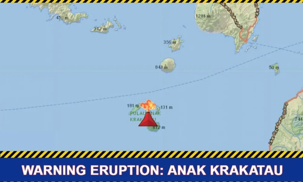 Status Gunung Anak Krakatau Saat Ini usai Erupsi Dua Kali dalam Seminggu