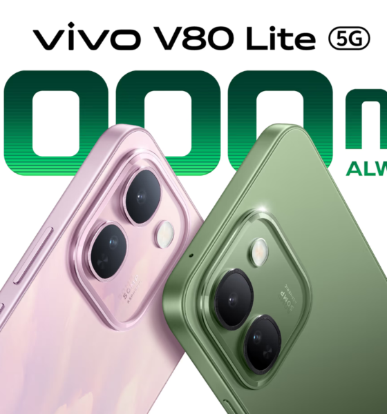 Vivo V80 Lite Suguhkan Baterai Sebesar 10.000 mAh, Bertahan Lebih dari 30 Jam