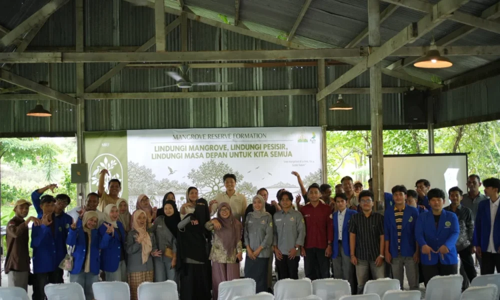 Yayasan Mangrove Reserve Formation Ajak Mahasiswa Universitas Samudra Terlibat dalam Pelestarian Mangrove Aceh